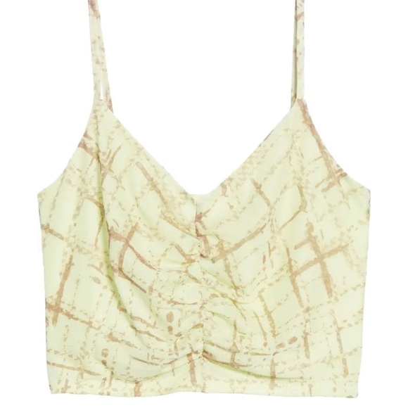 BP Ruched V-Neck Crop Top - Picture 1 of 3